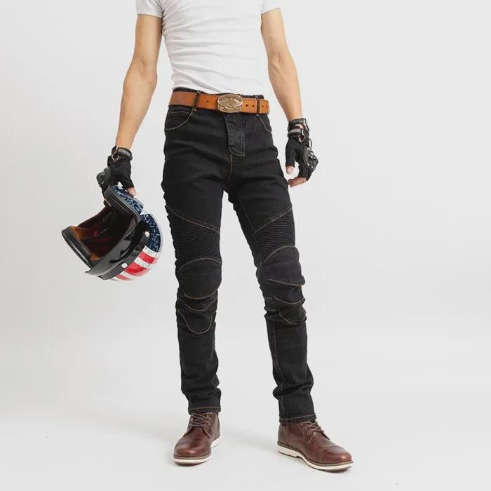 Jeansy motocyklowe: Unisex, Odporny na upadki, Slim Fit, Na każdą porę roku
