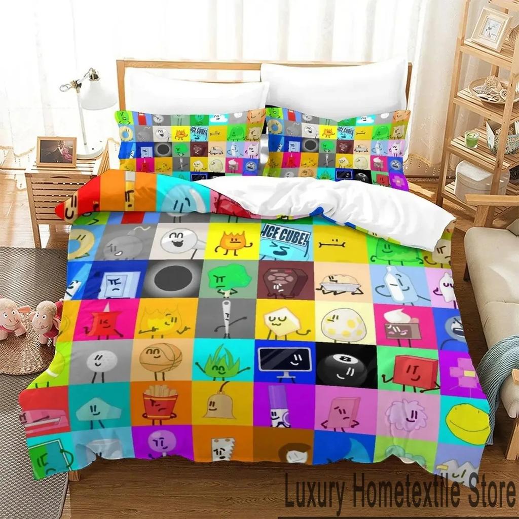 Set de așternuturi 3D Desen animat Jacknjellify pentru Băieți Fete Dimensiune Twin Queen King Huse de pilotă Fețe de pernă Paturi băieți Adult