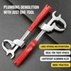 Universal Plumbing Wrench Aluminum Alloy Bathroom Spanner NEW Sink Repair Tools
