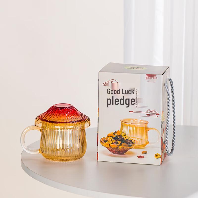 Creative Mushroom Glass Coffee Cup