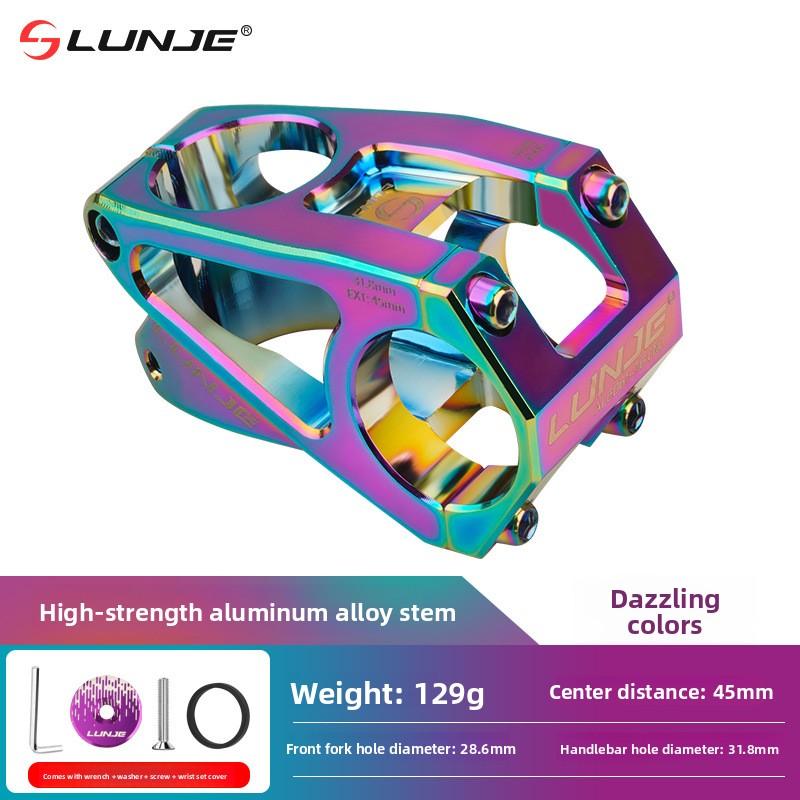 

Bicycle Handle Vertical Off-road Mountain Bike Riser Aluminum Alloy 31.8 * 45 Negative 7 ° MM Handle Vertical Riding Accessories