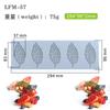 Dolian Coral Branches Leaf Fondant Lace Pad Silicone Mold DIY Chocolate Plate Cake Decoration Baking Mold Bakery Accessories
