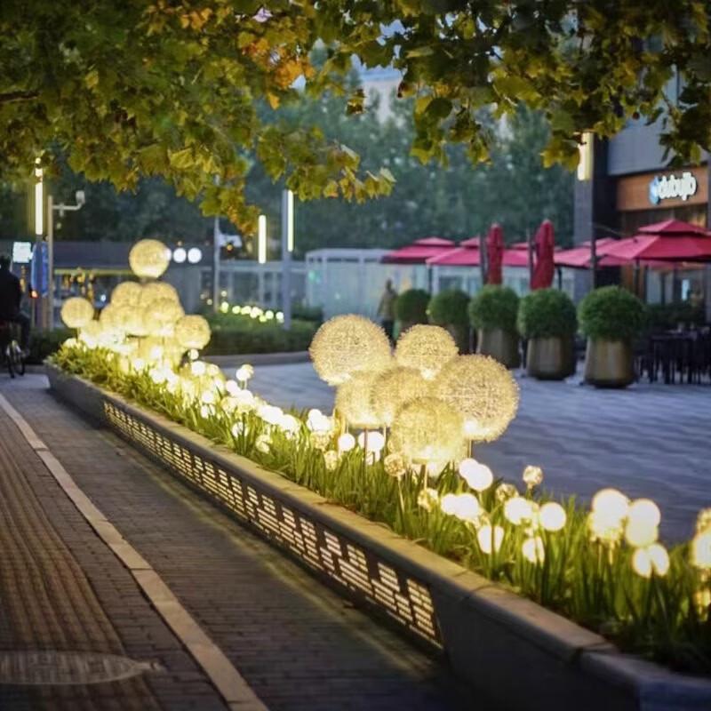 Solar LED Dandelion Ground Light