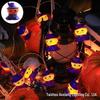 Halloween LED String Lights - Pumpkin, Spider, Ghost, Horror Decor, Marigold Colored Small Lights