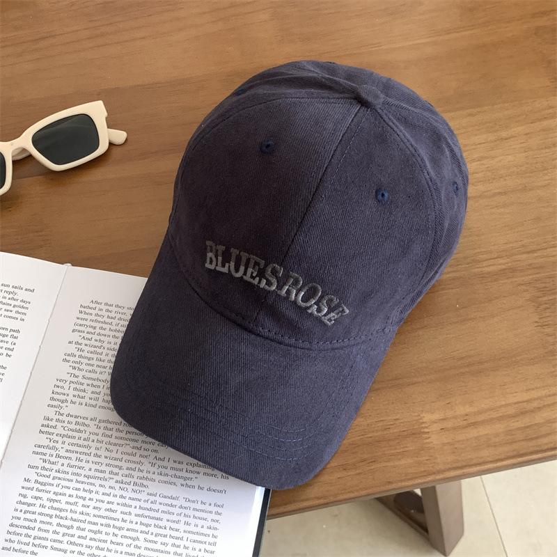Hartschalen-Baseballkappe Damen Sommer Neu Breitkrempig Großer Kopfumfang Lässt Gesicht klein aussehen Schirmmütze Sonnenschirm Sonnenhut