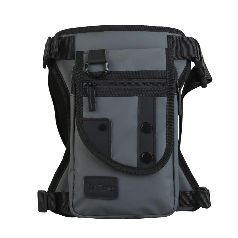 Nylon/Canvas Men Drop Leg Bag Waist Pack Hip Bum Belt Casual Shoulder Leg Bag Motorcycle Riding Thigh Bag