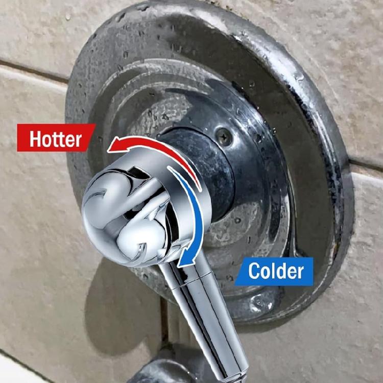 Single Handle Upgrades Kit Metal Shower Control Handle Shower Gate Handle Replacement for 1700 Series Shower & Tub Faucet