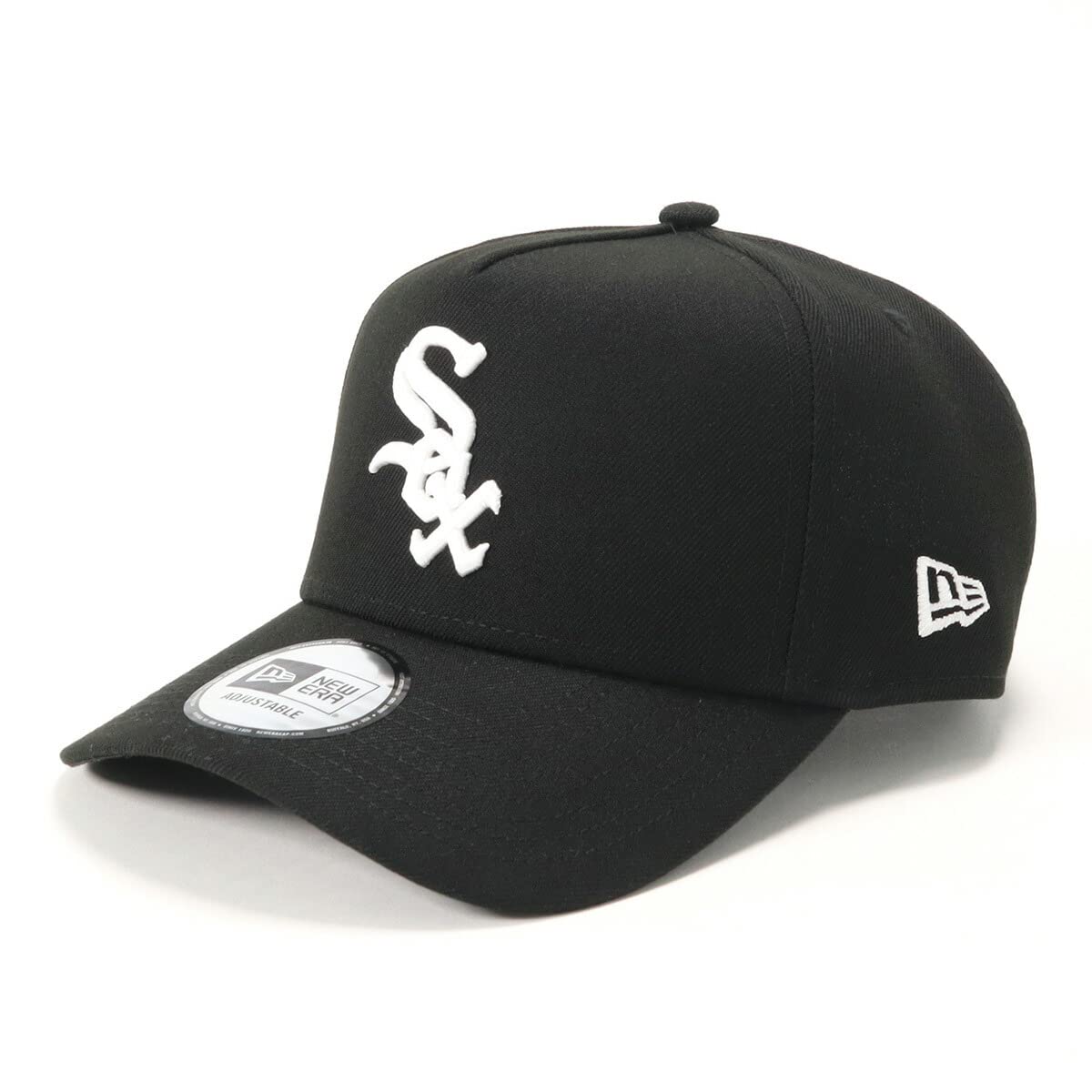

New Era 9FORTY Strap Cap MLB Chicago White Sox CWS ONSPOTZ and 940 SOX BB UV Trendy Functional Hat A-Frame/Cloth (14550988 NER33C2373), Black,