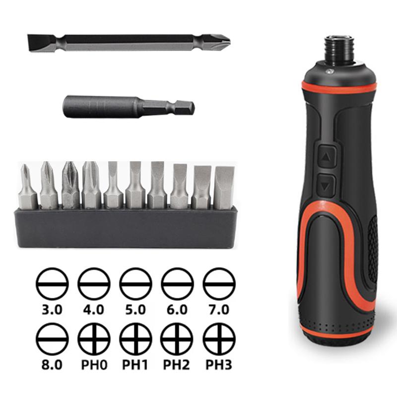 

Portable Electrical Screwdrivers Set Cordless Power Screw Driver Mini Electric Drill Home Repair Power Tool USB Rechargeable