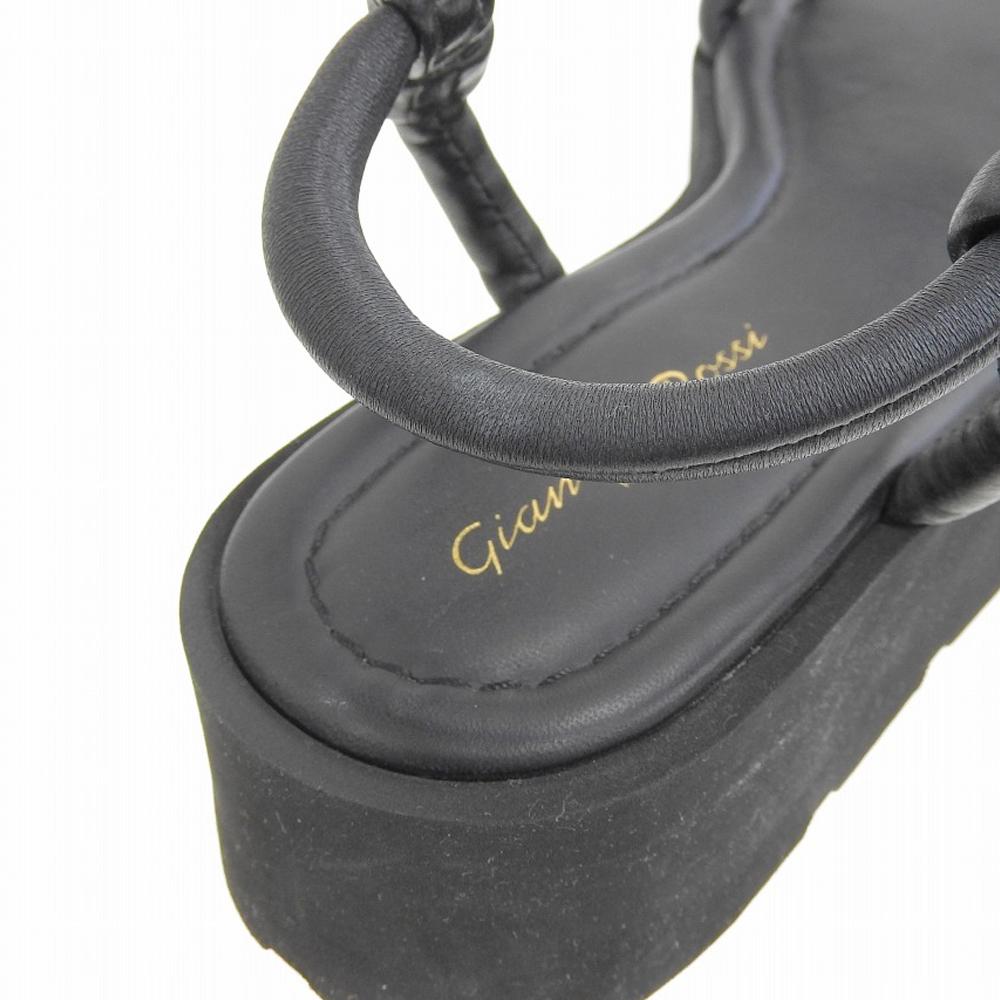 Gianvito Rossi MARINE NAPPA Sandals Women's Black Size 38 G32246 Shoes 38 blackUsed