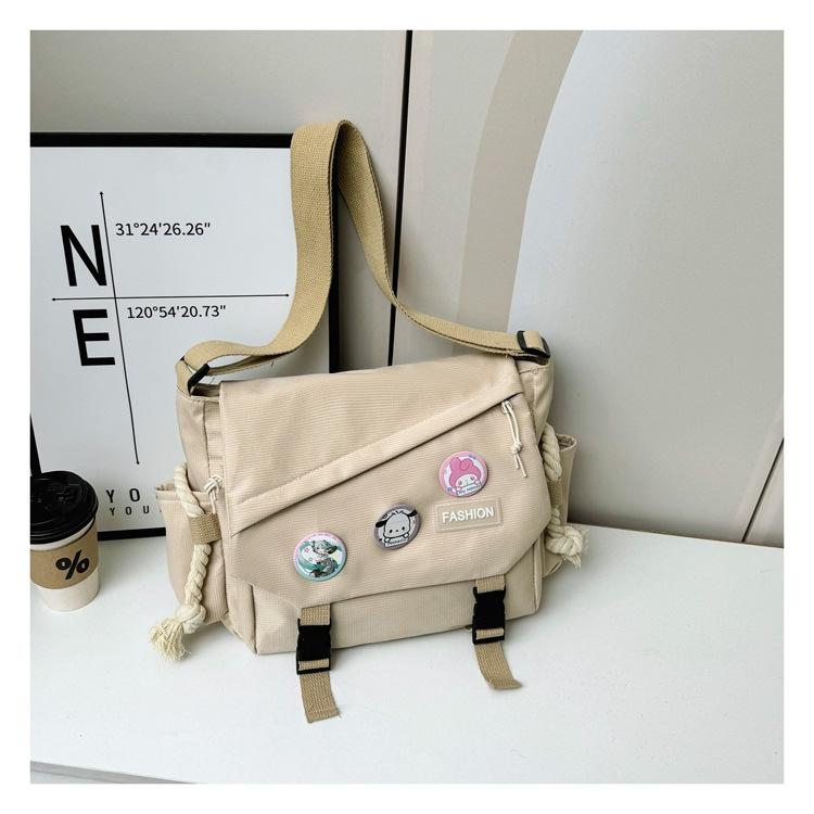 2025 Spring New Large-capacity Shoulder Messenger Bag, Student Portable Class Commuting Portable Tote Bag
