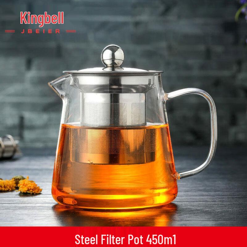 

Jing Bei Er High Borosilicate Glass Teapot with Infuser
