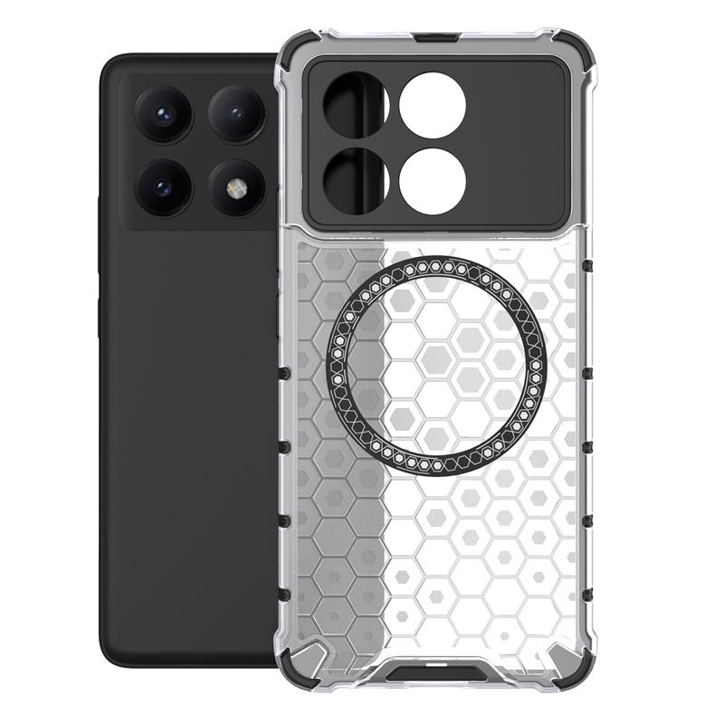 For Poco X6 Pro 5G Case Silicone Shockproof Armor Phone Case For Pocox6pro Poko Little X6pro X 6 Pro 6X Transparent Back Cover