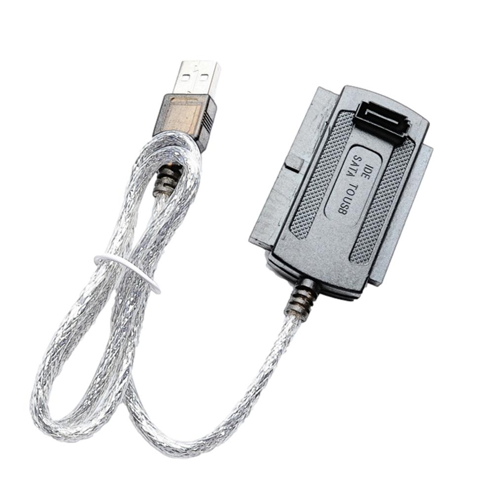 USB 2.0 к IDE SATA Кабель 3 в 1 S-ATA 2,5 3,5 Дюйма Жесткий Диск HDD Адаптер Конвертер Кабель Для ПК Ноутбука SATA Интерфейс
