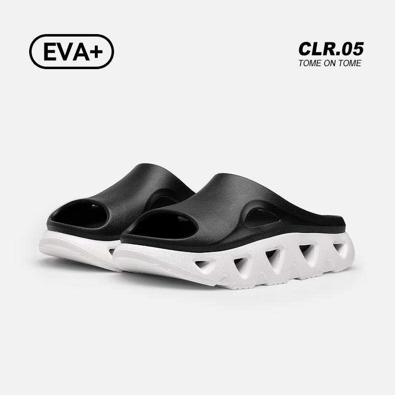 Outdoor sports slippers men's new summer outer wear non-slip increased thick bottom runaway not tired feet breathable cool slippers