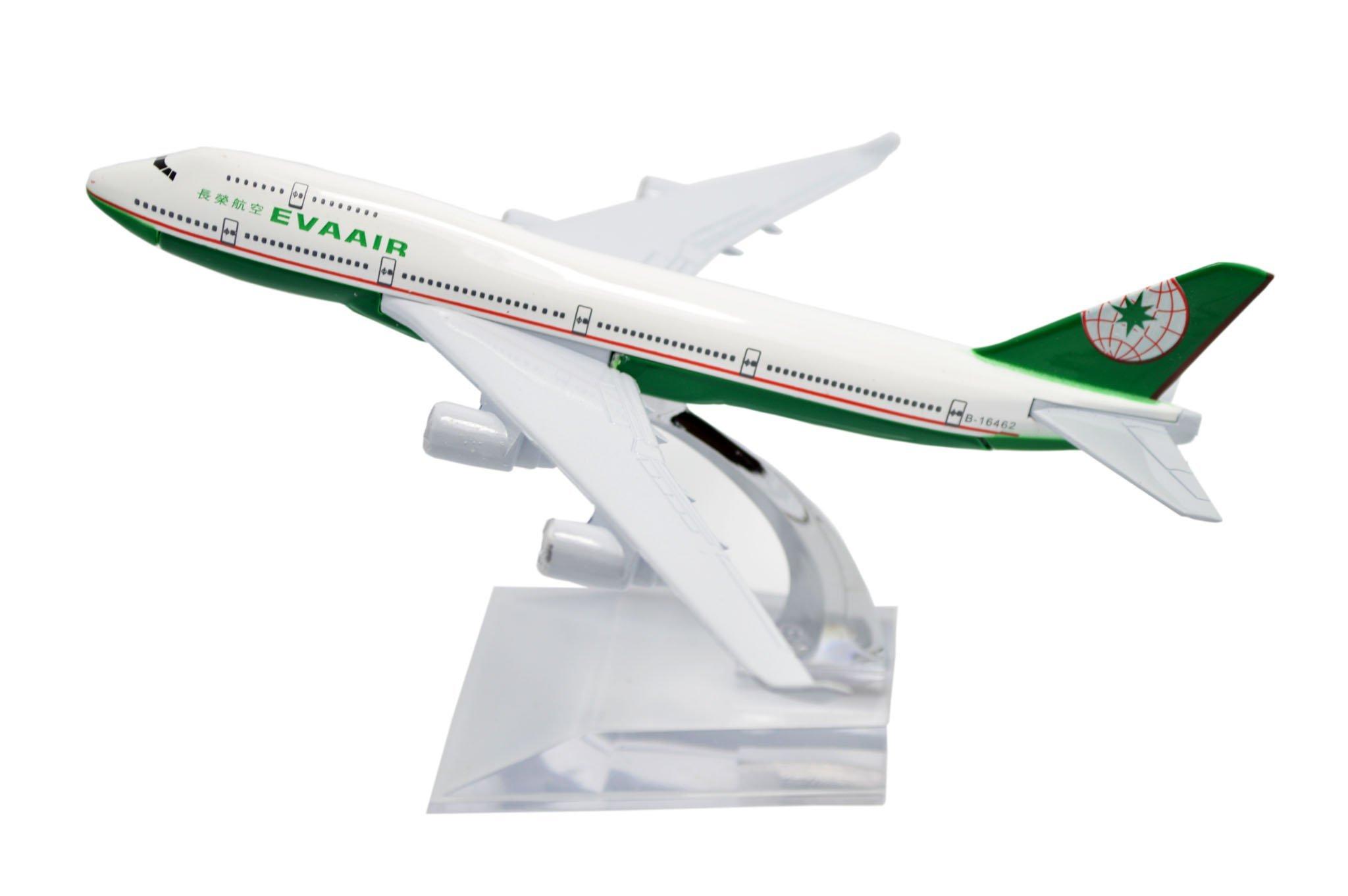 

TANG DYNASTY 16cm EVA Air Boeing B747 Alloy Airplane Model Toy 1/400