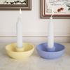 Bowl Shape Candlestick Silicone Molds for Epoxy Resin Pillar Candle Holder Tealight Holder Home Party Decoration