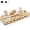 Digu Solid Wood Jewelry Display Stand for Rings, Necklaces, Earrings, and Pendants
