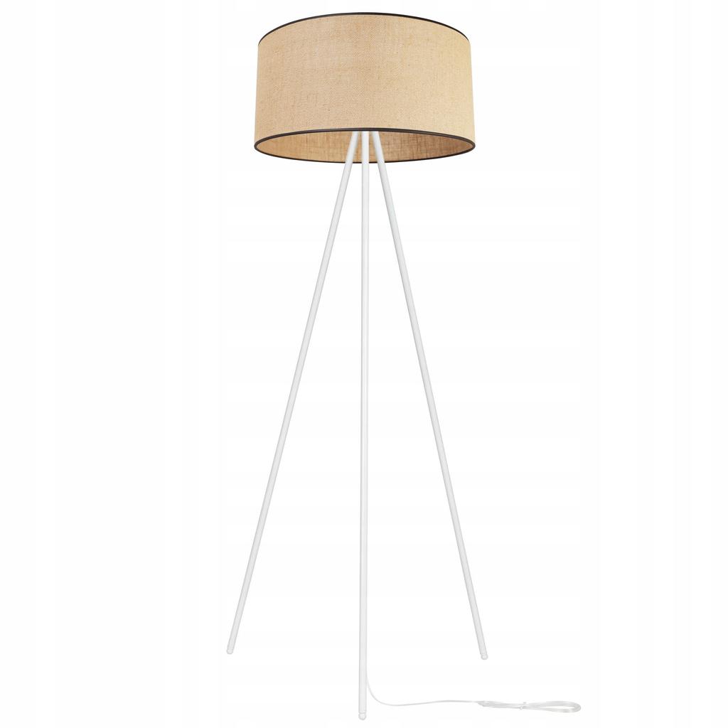 Floor Lamp Standing Tripod Metal Lampshade 45Cm