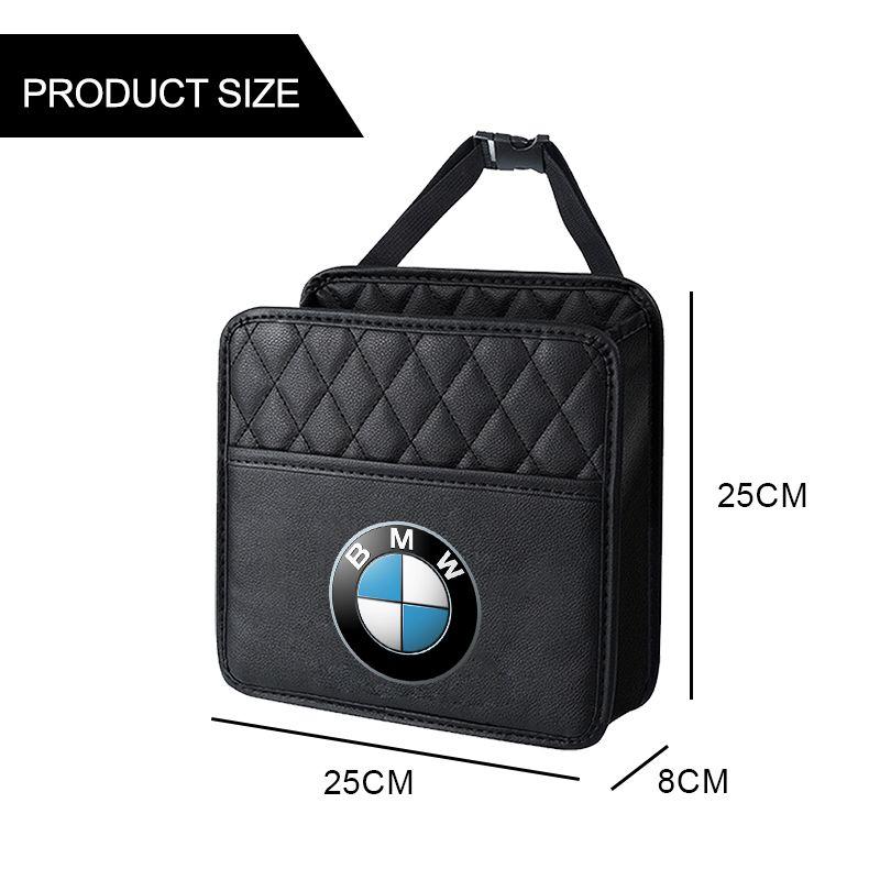 Seat Storage Bag PU Leather Box Storage Bag Phone Tissue Drink Purse For BMW 2 Series F22 F23 F45 F46 F87 F44