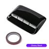 Car Air Flow Inlet Hood Scoop 1 Set Waterproof Decorative Vent Bonnet Cover Perfect for Auto Exterior Tuning DIY