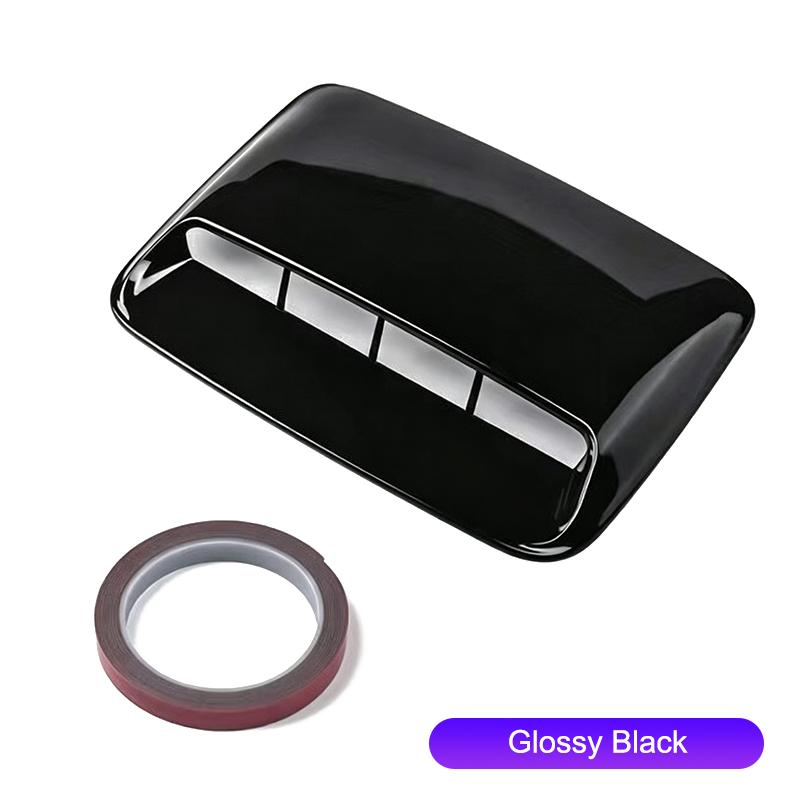 Car Air Flow Inlet Hood Scoop 1 Set Waterproof Decorative Vent Bonnet Cover Perfect for Auto Exterior Tuning DIY