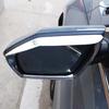 For Hyundai Santa Cruz -2025 Chrome Rain Eyebrow Rearview Mirror Frame