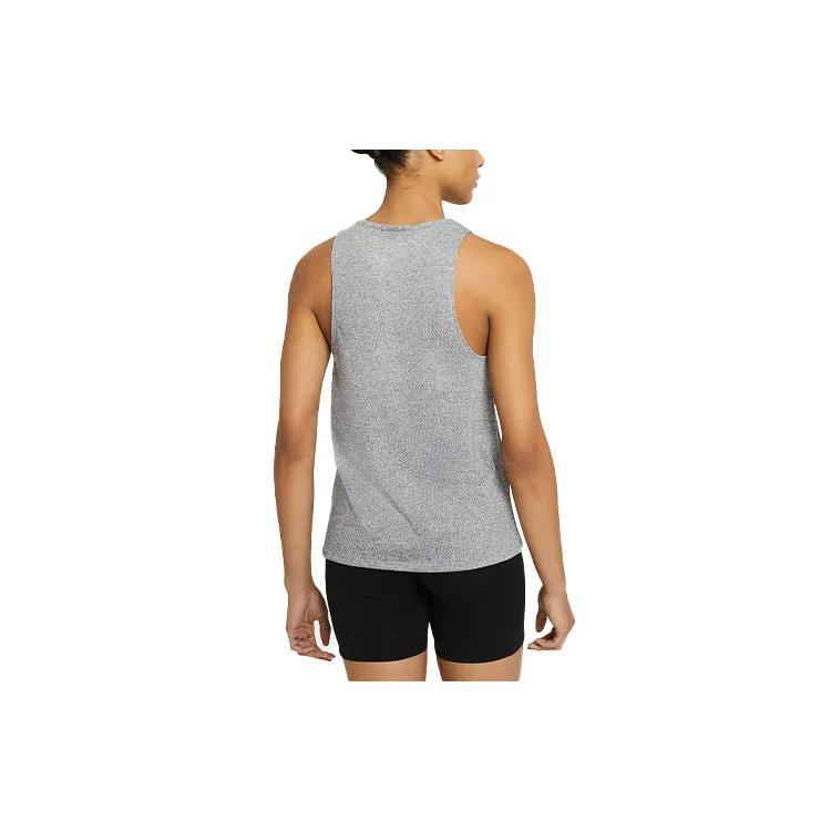Nike Tank Tops Women's Gray Crew Neck Moderate Other (Unisex) Tank Tops CZ9554 063