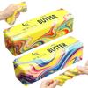 2 Pcs New Rainbow Butter Squishy Stick Sensory Toy Realistic Slow Rise Stress Relief Toy, Fun Food-Shaped Fidget Toys For Adult
