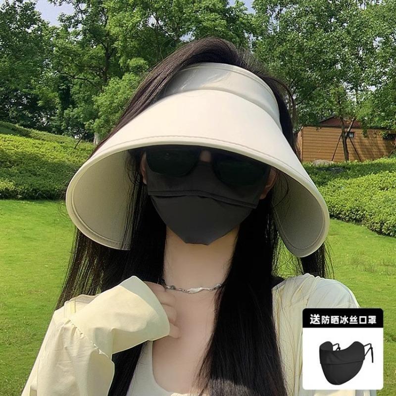 Qianniao Pavilion Hat Women's Summer New Fashion Big Edge Empty Top Hat UV Protection Travel Shade Sun Protection Hat