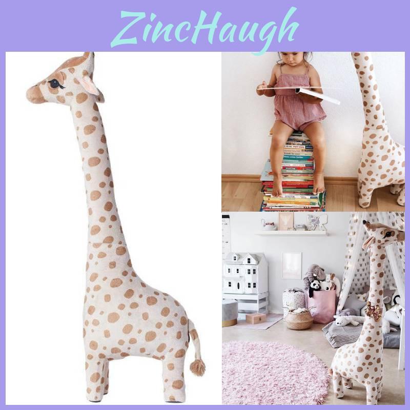 Cute Giraffe Plush Toy Sleeping Pillow For Kids Bedroom Decor And Nap Support