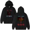 Rapper Drain Gang Bladee Cold Visions Album Graphic Hoodie Ecco2K Yung Lean Print Sweatshirt Unisex Fashion Hip Hop Hoodies