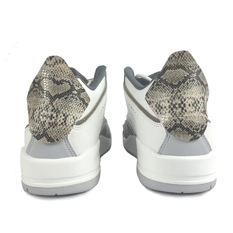 Jordan Courtside 23 Cushioning Slip Resistant Mid top Vintage Basketball Shoes Men's Gray Brown HQ1192-101(Team352-)