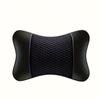 Car Neck Pillow, PU Leather & Mesh Breathable Headrest, Soft Memory Foam Cervical Support Cushion, Auto Interior Accessories