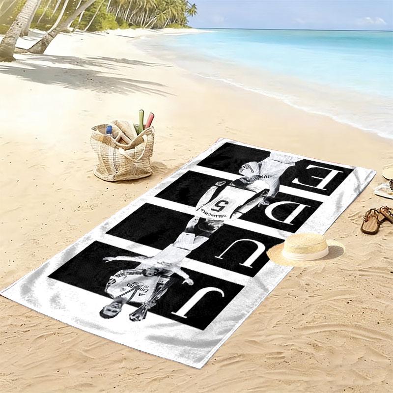 Bellingham Print Beach Towel, Large Soft Quick Dry Towel for Beach Camping Swimming
