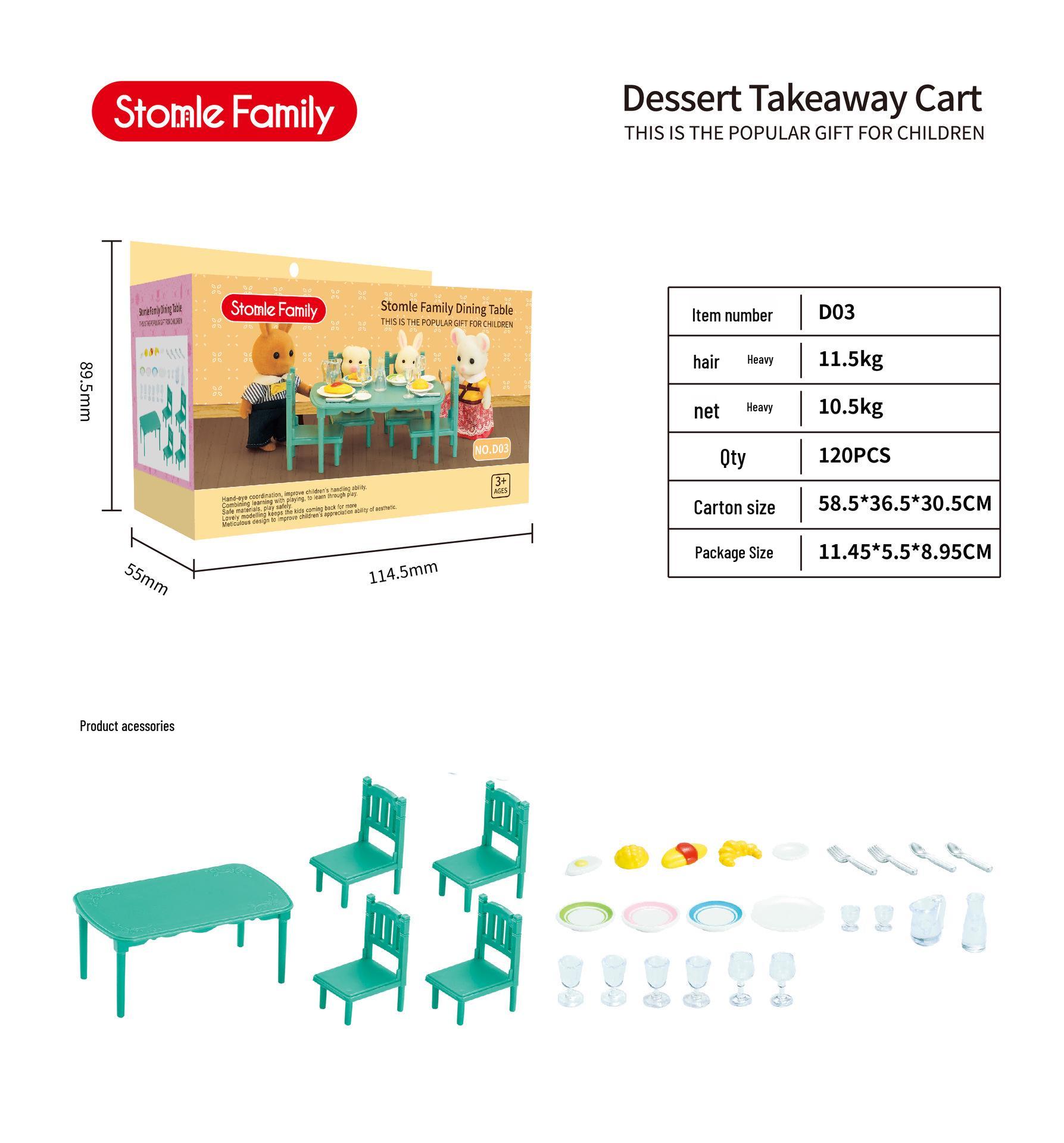 Миниатюрный игровой домик «Лесная вилла» с подсветкой - Подарочный набор для маленькой девочки