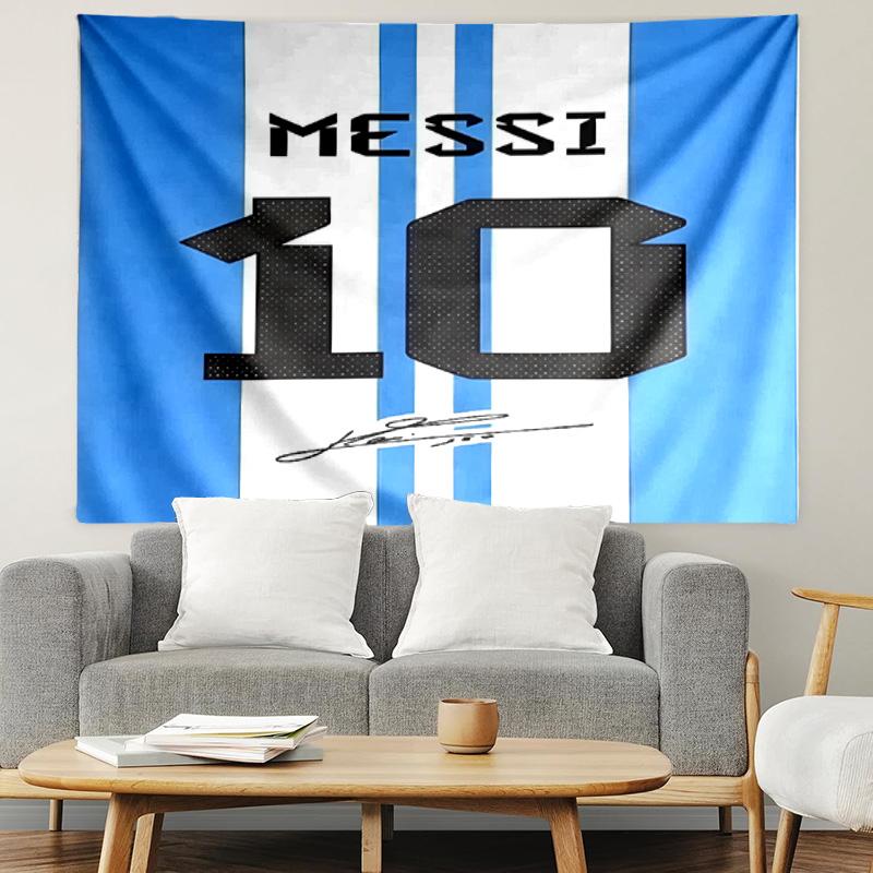 Football Player Print Tapestry, Lightweight Wall Hanging, for Bedroom, Dorm, Living Room, Home Art Decor - Birthday Christmas Gift for Friends