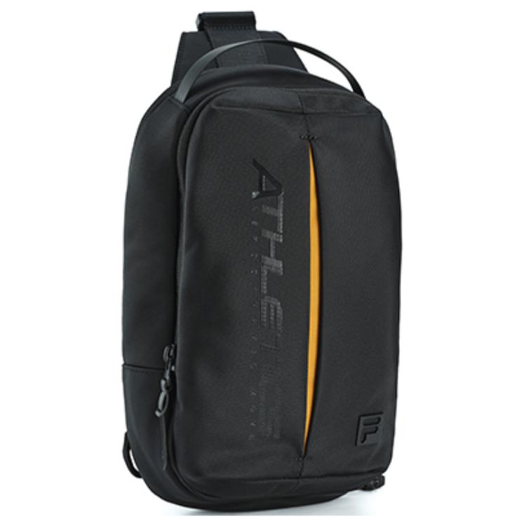 New FILA Fabric Crossbody Bag Sling Bags Extra Small Men's Pitch Black A13M431106FBK