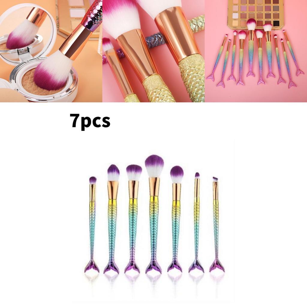 Makeup Brush Set With Nylon Bristles For Eyeshadow And Powder Application Perfect For Beauty Enthusiasts
