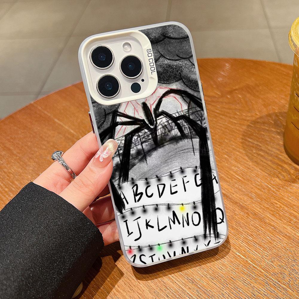 S-StrangerS T-Things Phone Case for Apple iPhone 17 Air 16 16e 15 14 Plus 13 12 11 Pro Max X Xs XR 8 Matte Hard Cover