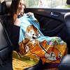 1pc, Disney Chip & Dale Throw Blanket Soft Coverlet for Couch, Bed, Car, Travel, Camping, Office Nap Perfect Gift for Friends