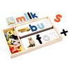 Early Education Boxed Wooden Toys for Children Reading Pictures Spelling Words Cognitive Thinking Training Gift