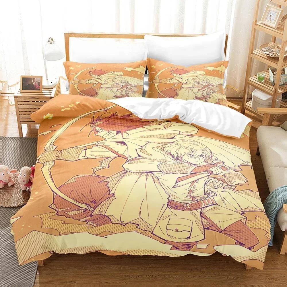 3D Tištěné Anime Prostěradlo Sabikui Bisco Ložní Souprava Jednolůžko Twin Plná Queen King Size Ložní Souprava Ložní Souprava pro Dospělé Dětská Ložnice Sady Povlečení