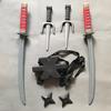 7-Piece Samurai & Ninja Toy Set: Swords, Daggers, Deadpool Cosplay Props