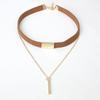 SUMENG 2024 New Fashion Black Velvet Choker Necklace Chain Bar Chokers  For Women Collares Jewelry Gifts