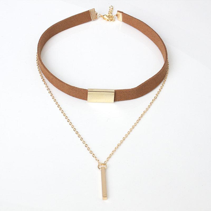 SUMENG 2024 New Fashion Black Velvet Choker Necklace Chain Bar Chokers  For Women Collares Jewelry Gifts