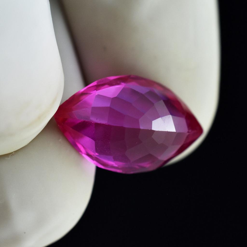 Natural 6.90 Ct Ruby Pink Marquise Shape   Loose Gemstone