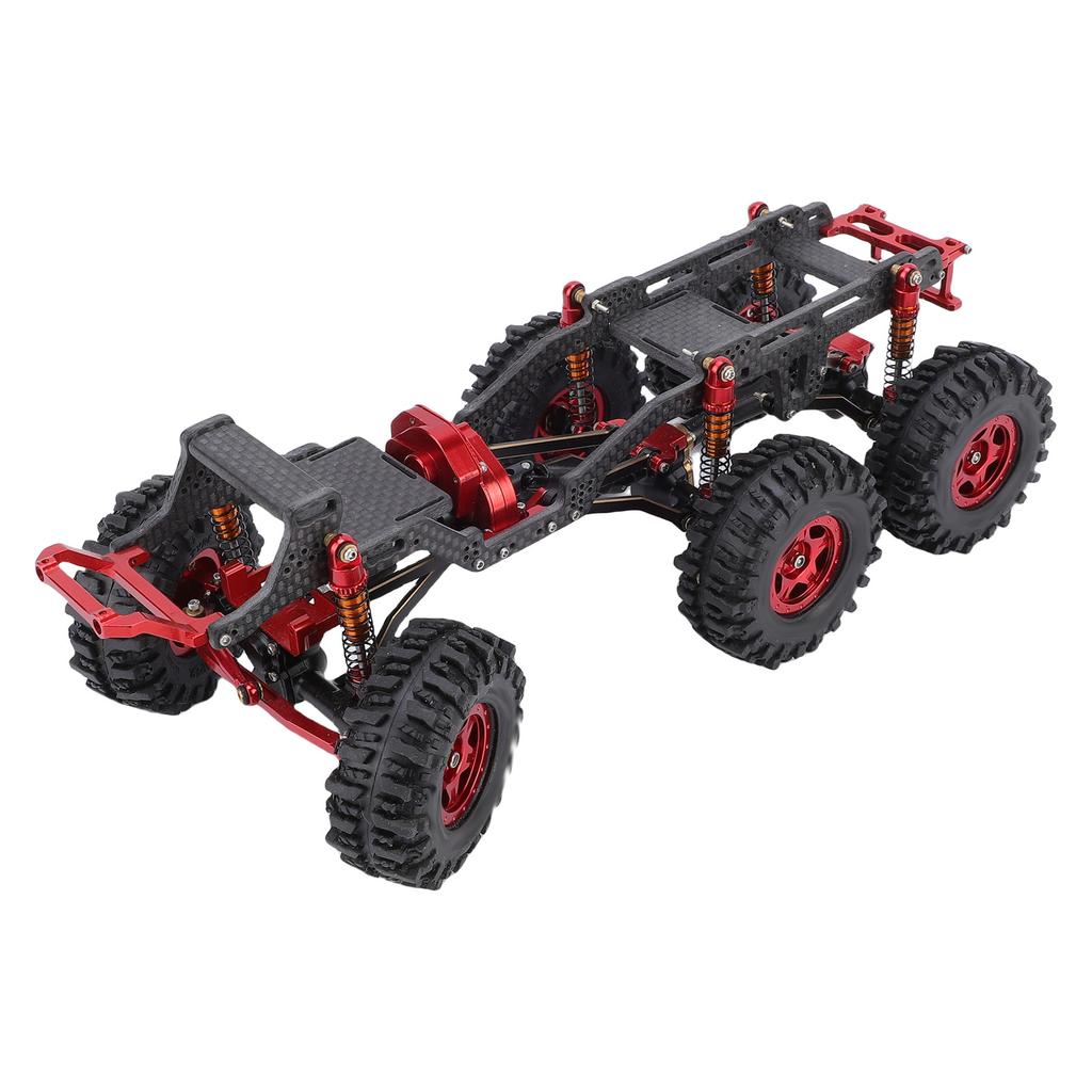Chassis Frame Fit for   SCX24 RC Truck 6x6 Carbon   RC Car Body Low Center Gravity Chassis Upgrade Part