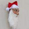 Maschera Barba Babbo Natale per le Feste di Natale Rossa Divertente Parrucca Maschera di Father Christmas per Festa di Natale Costumi Cosplay
