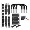 4pcs Metal Car U-Bolt Clips Universal Roof Box Accessories Kit Truck U-Bolt Clips